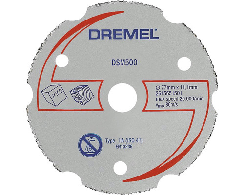 DREMEL Carbide-snijschijf voor hout DSM500
