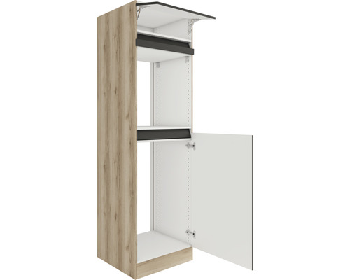 Keukenkast met deur en open vak