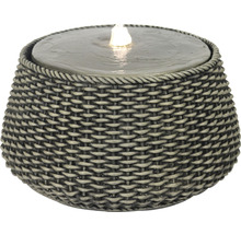 Tafelmodel fontein met manddesign en ledverlichting