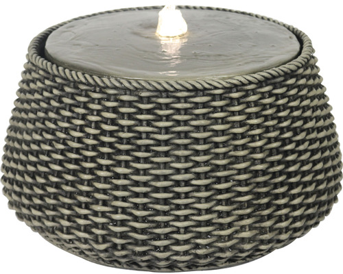 Tafelmodel fontein met manddesign en ledverlichting