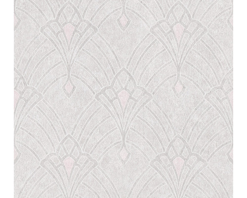 A.S. CRÉATION Vliesbehang 38094-1 Mata Hari ornament grijs Behang met gestileerd bloemmotief