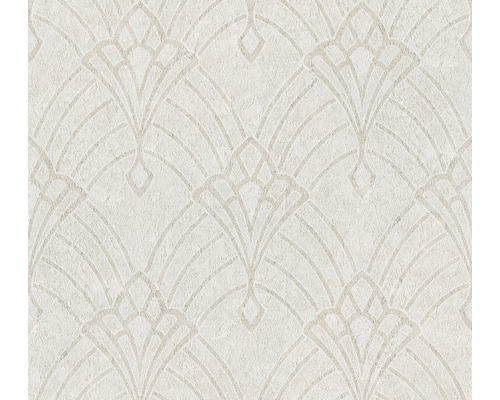 A.S. CRÉATION Vliesbehang 38094-3 Mata Hari ornament grijs Behang met Art Deco-patroon
