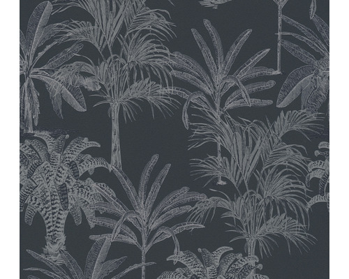 A.S. CRÉATION Vliesbehang 37983-2 Michalsky 4 jungle zwart Behang met palmmotief