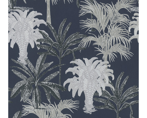 A.S. CRÉATION Vliesbehang 37983-5 Michalsky 4 palmen blauw Behang met palmmotief voor wanddecoratie