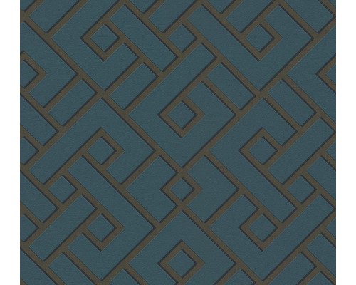 A.S. CRÉATION Vliesbehang 37984-3 Michalsky 4 geometrisch groen Blauw geometrisch patroon op behang