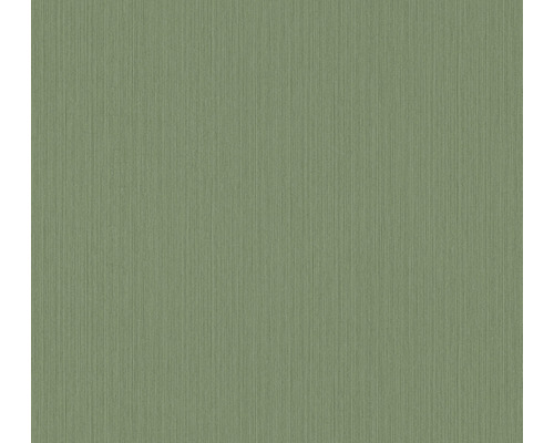 A.S. CRÉATION Vliesbehang 37987-5 Michalsky 4 effen groen Behang met fijne, verticale structuur