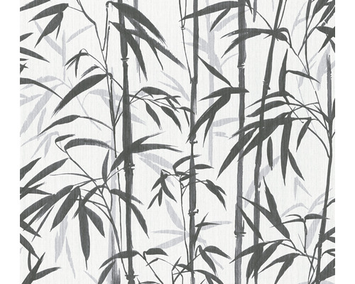 A.S. CRÉATION Vliesbehang 37989-1 Michalsky 4 natuur zwart/wit Behang met bamboepatroon