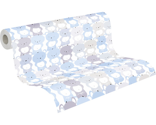 Behangrol met berendecor