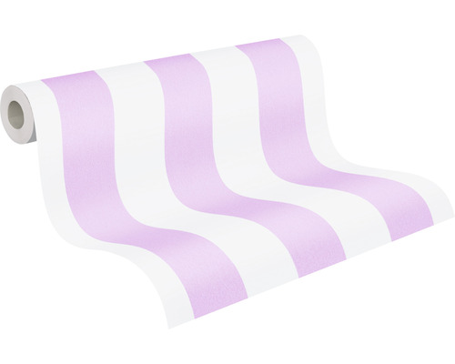 Rol behang met streepmotief