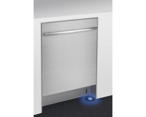 Roestvrijstalen vaatwasser met handgreep