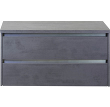 SANOX Wastafelonderkast Dante 53x100 cm beton antraciet