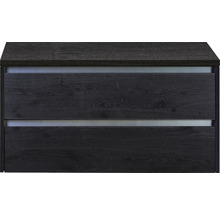SANOX Wastafelonderkast Dante 53x100 cm black oak