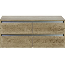 SANOX Wastafelonderkast Dante 53x120 cm natuur eiken