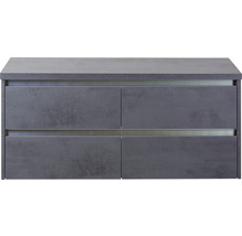 SANOX Wastafelonderkast Dante 53x120 cm beton antraciet