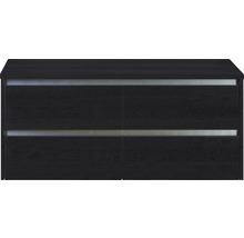 SANOX Wastafelonderkast Dante 53x120 cm black oak