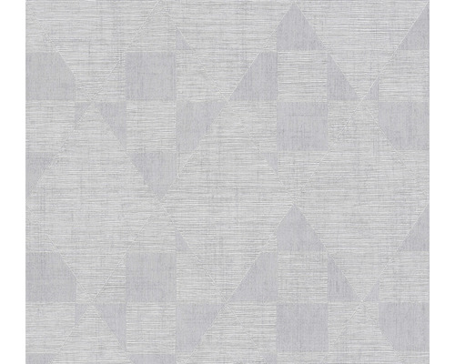 A.S. CRÉATION Vliesbehang 38196-1 Titanium 3 geometrisch grijs Behang met geometrisch patroon van vierkanten en driehoeken