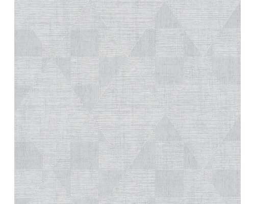 A.S. CRÉATION Vliesbehang 38196-2 Titanium 3 geometrisch grijs Behang met geometrisch driehoeks- en vierkantpatroon