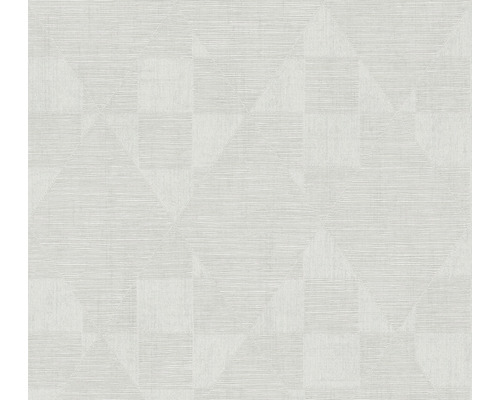 A.S. CRÉATION Vliesbehang 38196-3 Titanium 3 geometrisch grijs Behang met geometrisch patroon van driehoeken en vierkanten