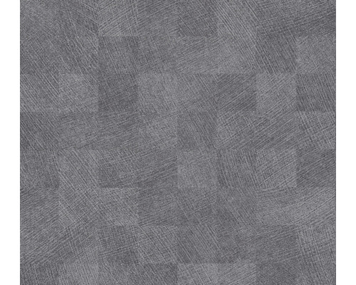 A.S. CRÉATION Vliesbehang 38200-4 Titanium 3 geometrisch grijs Grijze vinyl vloertegels met streepjesmotief