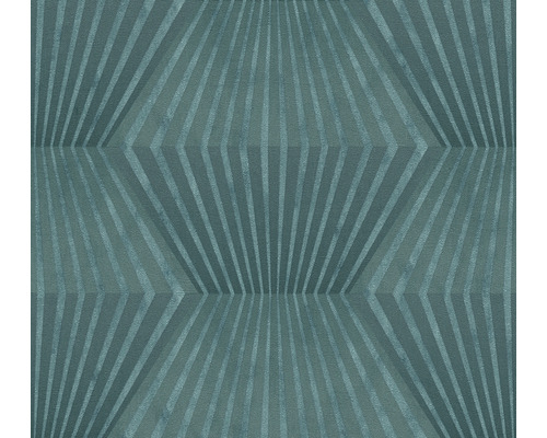 A.S. CRÉATION Vliesbehang 38204-1 Titanium 3 geometrisch groen Behang met geometrisch lijnenpatroon