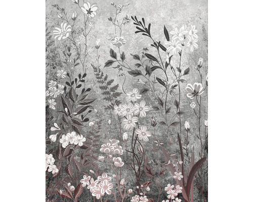 KOMAR Fotobehang vlies LJX4-017 Le Jardin Moonlight flowers 200x250 cm