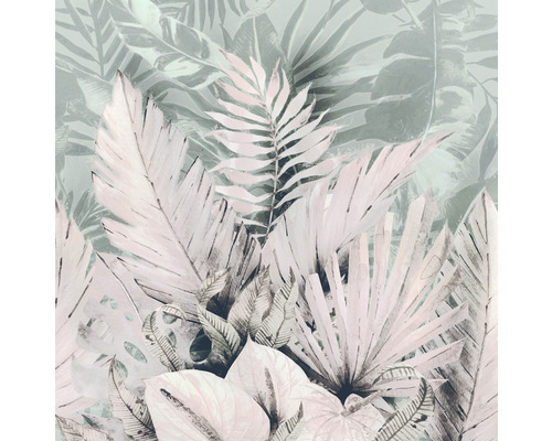 KOMAR Fotobehang vlies LJX5-004 Le Jardin Palmiers tropicaux 250x250 cm