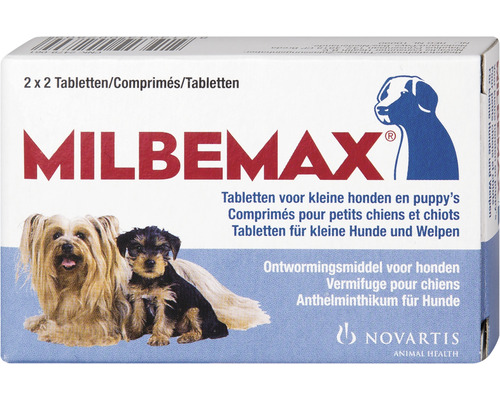 MILBEMAX Ontwormingsmiddel Hond klein-pup, 4 tabletten