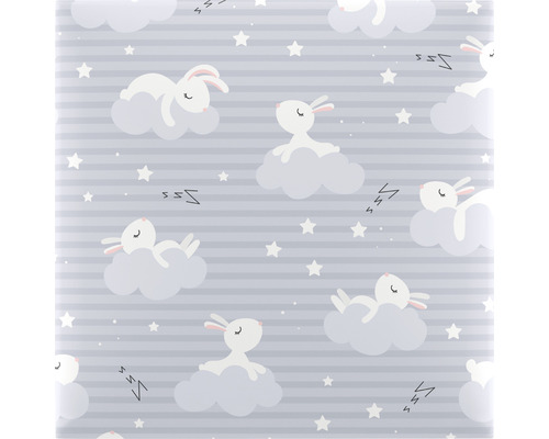 Behang met konijnen, wolken en sterren