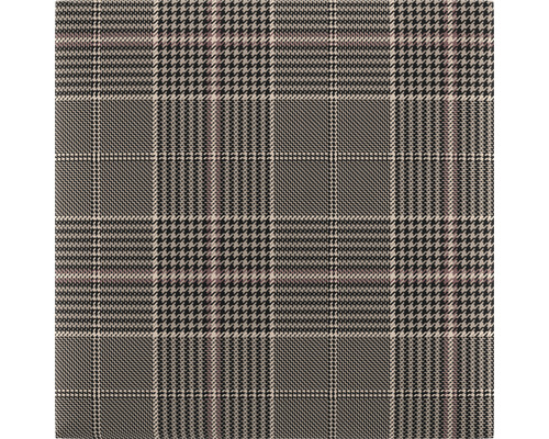 Gepatroneerde stof met pied-de-poule en ruiten.