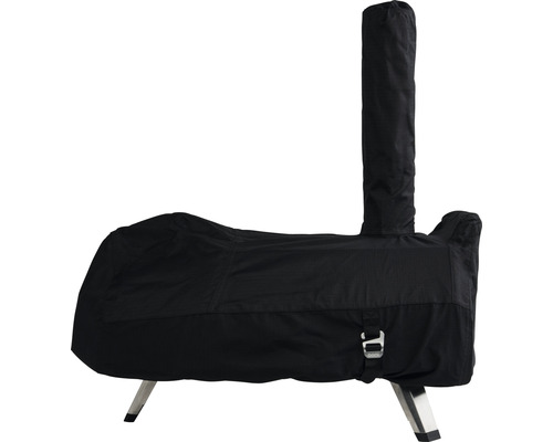 Zwarte beschermhoes voor pizzaoven