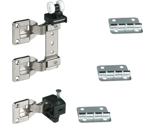 HETTICH WingLine 6 - Montageset voor 1 vouwdeur (max. 2000x500 mm)