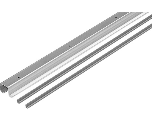 HETTICH TopLine 2 - Dubbel loop- en geleidingsprofiel (set) 2000 mm wit