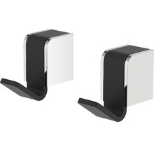 Twee wandkledinghaken