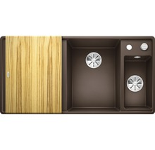 Spoelbak met afdruiprek en snijplank