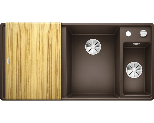 Spoelbak met afdruiprek en snijplank