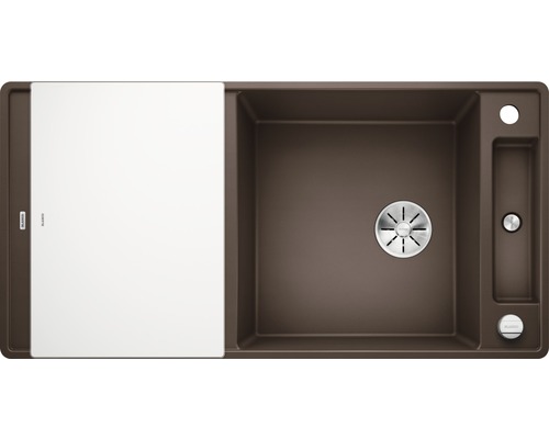 Spoelbak met afdruipvlak en snijplank