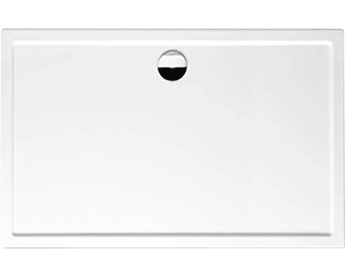 Rechthoekige douchebak met afvoer