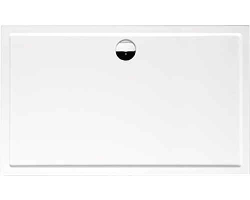 Rechthoekige douchebak met afvoer