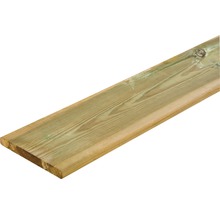 Plank ruw PEFC groen geïmpregneerd 1,9 x 12,5 x 180 cm-thumb-1