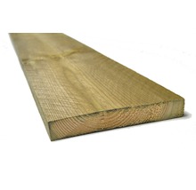 Plank ruw PEFC groen geïmpregneerd 1,9 x 12,5 x 180 cm-thumb-0