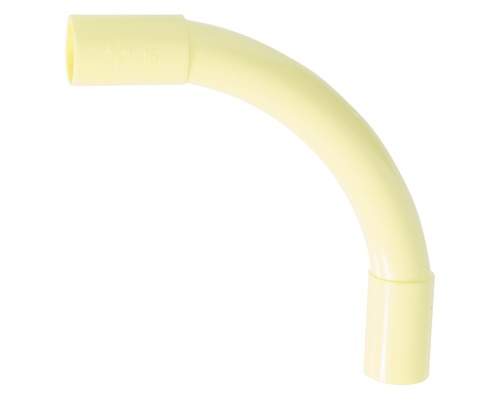 Bocht PVC 16 mm 5/8" crème 25 stuks Gebogen buis voor elektrische installaties