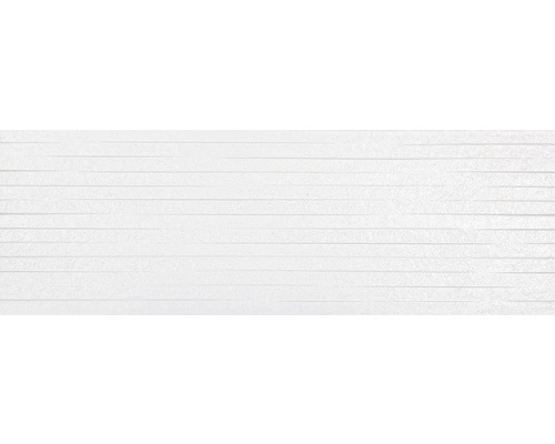 Wandtegel Multistone white 30x90 cm gerectificeerd Lichte houten panelen met horizontale nerf