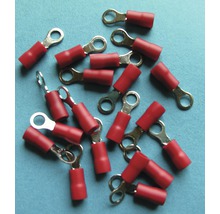 Kabelschoen ring M5 rood, 20 stuks-thumb-3