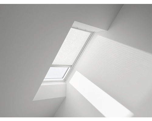 VELUX Plissé lichtdoorlatend elektrisch FML MK04 1256 classic white