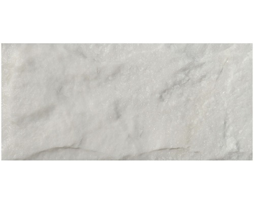 Steenstrip Natuursteen Marm.Arctic wit 10x40 cm Decoratieve tegel met marmerstructuur