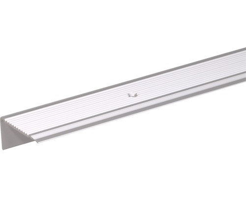 KAISERTHAL Trapprofiel 45x23x2,7 mm aluminium zilver 200 cm Aluminium trapprofiel met schroefgaten