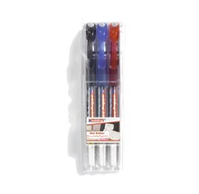 EDDING Gelpennen 2185/3 set blauw, zwart en rood