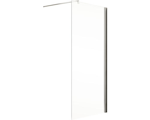 Glazen douchewand met steunbalk