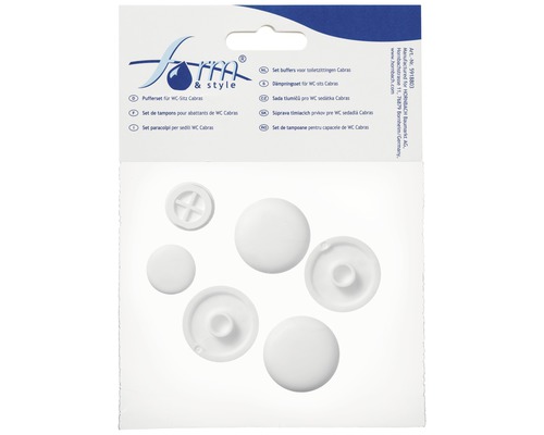 Set buffers voor toiletzittingen Cabras