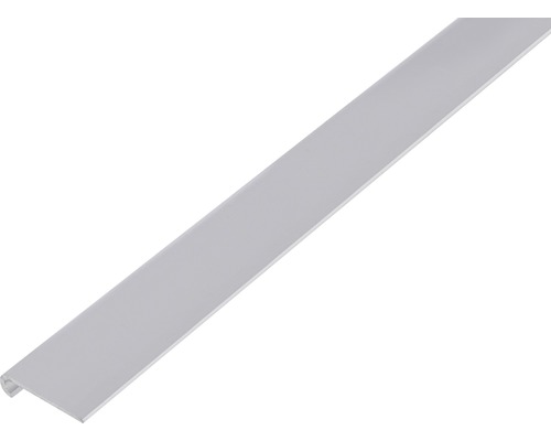 GAH.ALBERTS Afsluitprofiel rond 26x6x1,3 mm aluminium zilver, 100 cm Profielstrip